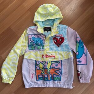 Members Only Keith Haring Windbreaker